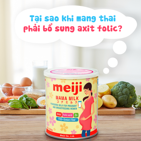 Tai sao can bo sung axit folic khi mang thai
