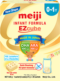 Infant Formula EZcube <br> Dạng viên cho trẻ 0~1 tuổi