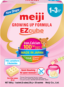 Growing Up Formula EZcube <br> Dạng viên cho trẻ 1~3 tuổi